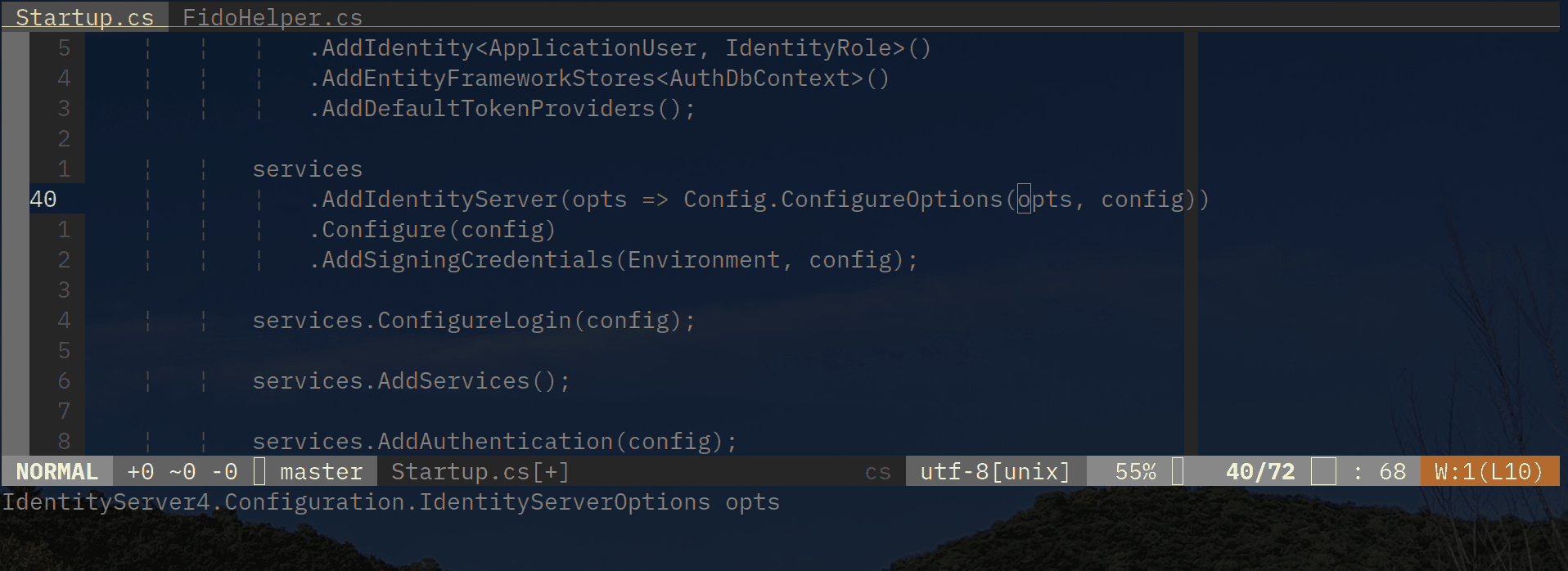 change-in-two-parentheses
